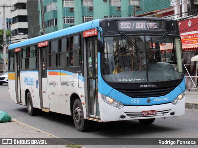 Expresso Vera Cruz 556 na cidade de Recife, Pernambuco, Brasil, por Rodrigo Fonseca. ID da foto: 8502628.