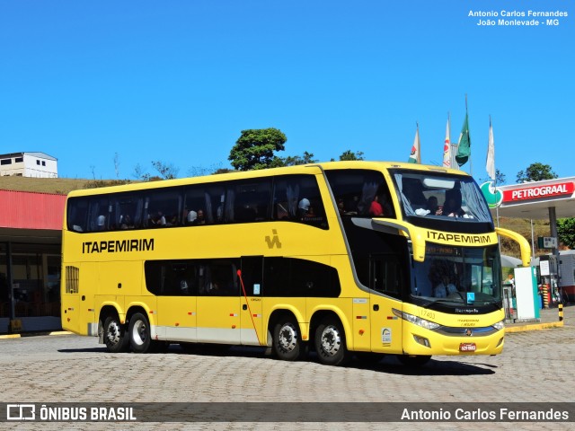 Viação Itapemirim 17403 na cidade de João Monlevade, Minas Gerais, Brasil, por Antonio Carlos Fernandes. ID da foto: 8502763.