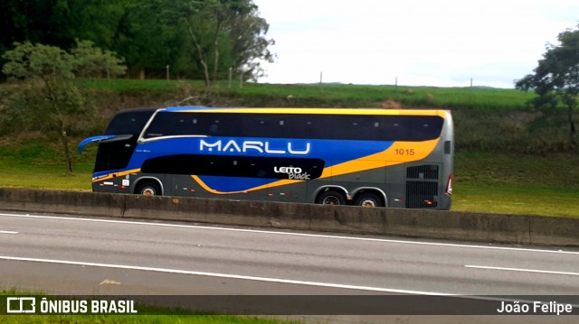 Marlu Turismo 1015 na cidade de Canas, São Paulo, Brasil, por João Felipe. ID da foto: 8502161.