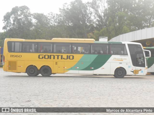 Empresa Gontijo de Transportes 11960 na cidade de Perdões, Minas Gerais, Brasil, por Marcos de Alcantara Pinto. ID da foto: 8505274.