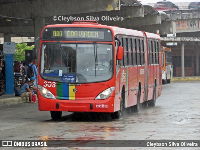 Borborema Imperial Transportes 303 na cidade de Recife, Pernambuco, Brasil, por Cleybson Silva Oliveira. Número da foto: #8504539.