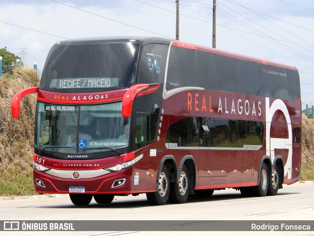 Real Alagoas de Viação 101 na cidade de Messias, Alagoas, Brasil, por Rodrigo Fonseca. Número da foto: #8502778.