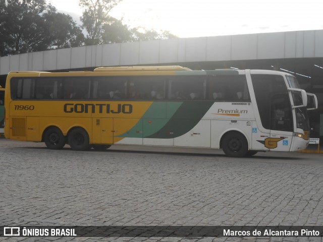 Empresa Gontijo de Transportes 11960 na cidade de Perdões, Minas Gerais, Brasil, por Marcos de Alcantara Pinto. ID da foto: 8505285.