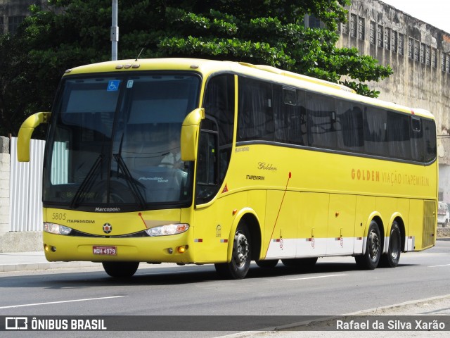 Viação Itapemirim 5805 na cidade de Rio de Janeiro, Rio de Janeiro, Brasil, por Rafael da Silva Xarão. ID da foto: 8503132.