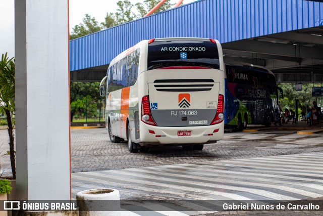 Viação Cidade do Aço RJ 174.063 na cidade de Resende, Rio de Janeiro, Brasil, por Gabriel Nunes de Carvalho. Número da foto: #8502566.