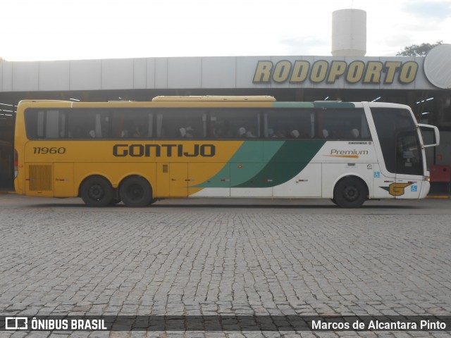 Empresa Gontijo de Transportes 11960 na cidade de Perdões, Minas Gerais, Brasil, por Marcos de Alcantara Pinto. ID da foto: 8505290.