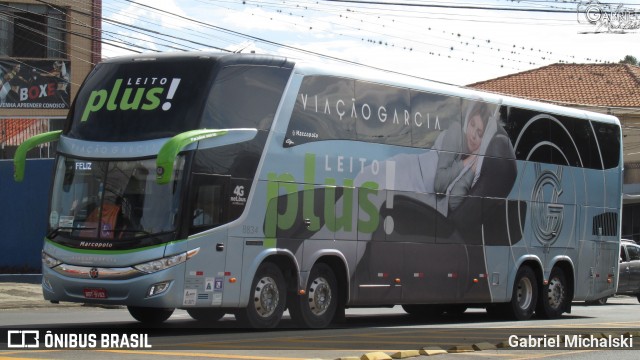 Viação Garcia 8834 na cidade de Ponta Grossa, Paraná, Brasil, por Gabriel Michalski. Número da foto: #8501920.