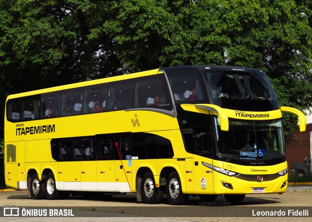 Viação Itapemirim 17011 na cidade de São Paulo, São Paulo, Brasil, por Leonardo Fidelli. ID da foto: 8503552.