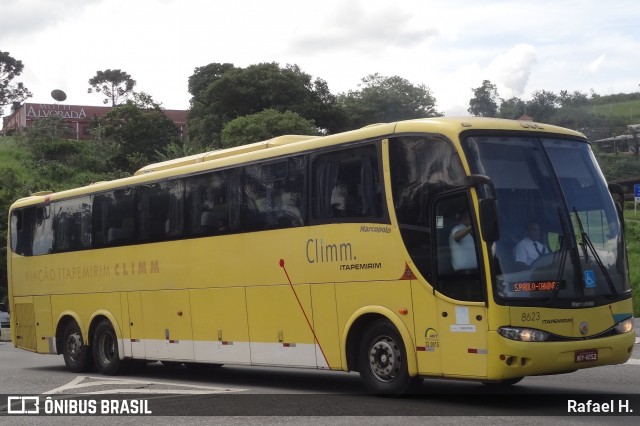 Viação Itapemirim 8623 na cidade de Barra do Piraí, Rio de Janeiro, Brasil, por Rafael H.. ID da foto: 8508776.