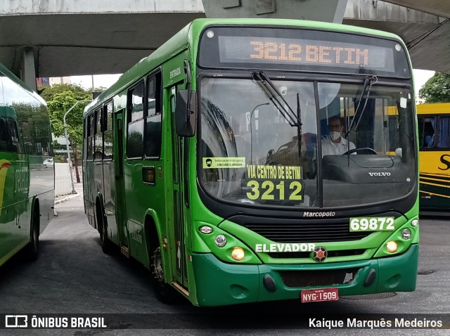 Viação Santa Edwiges 69872 na cidade de Belo Horizonte, Minas Gerais, Brasil, por Kaique Marquês Medeiros . Número da foto: #8506004.