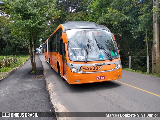 Auto Viação Redentor HA608 na cidade de Curitiba, Paraná, Brasil, por Marcos Donizete Silva Junior. ID da foto: 8506154.