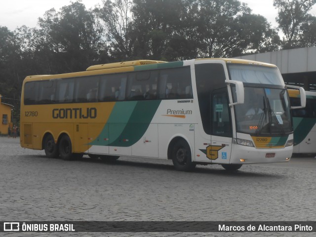 Empresa Gontijo de Transportes 12780 na cidade de Perdões, Minas Gerais, Brasil, por Marcos de Alcantara Pinto. Número da foto: #8507992.