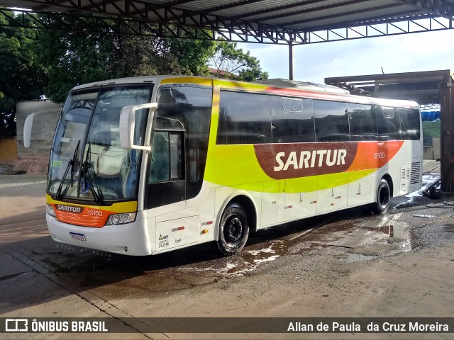 Saritur - Santa Rita Transporte Urbano e Rodoviário 13100 na cidade de Belo Horizonte, Minas Gerais, Brasil, por Allan de Paula  da Cruz Moreira. Número da foto: #8509131.