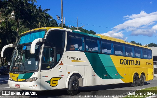 Empresa Gontijo de Transportes 14995 na cidade de Santos, São Paulo, Brasil, por Guilherme Silva. Número da foto: #8506307.