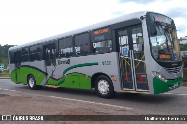 Turin Transportes 1366 na cidade de Conselheiro Lafaiete, Minas Gerais, Brasil, por Guilherme Ferreira. Número da foto: #8505909.