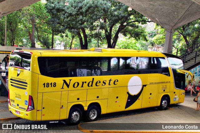 Viação Nordeste 1818 na cidade de Fortaleza, Ceará, Brasil, por Leonardo Costa. Número da foto: #8508997.