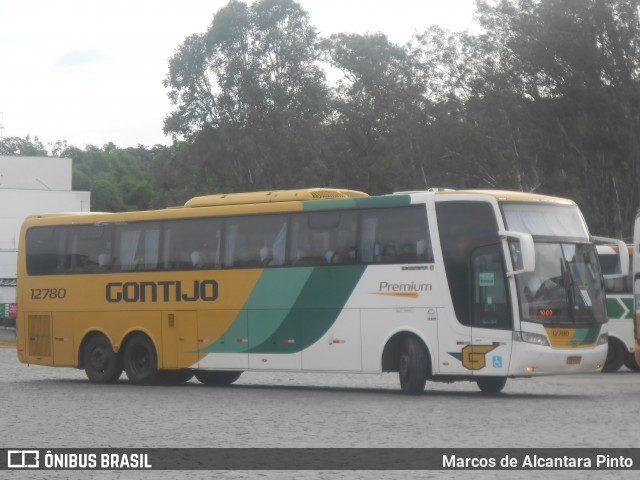 Empresa Gontijo de Transportes 12780 na cidade de Perdões, Minas Gerais, Brasil, por Marcos de Alcantara Pinto. Número da foto: #8507978.