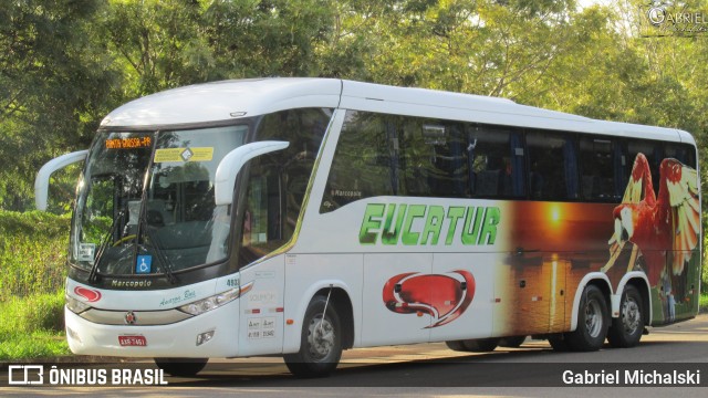 Eucatur - Empresa União Cascavel de Transportes e Turismo 4933 na cidade de Ponta Grossa, Paraná, Brasil, por Gabriel Michalski. Número da foto: #8506834.