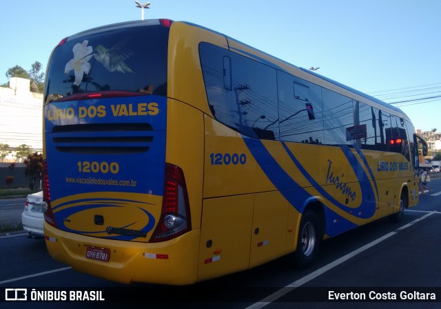 Viação Lírio dos Vales 12000 na cidade de Cariacica, Espírito Santo, Brasil, por Everton Costa Goltara. Número da foto: #8507012.