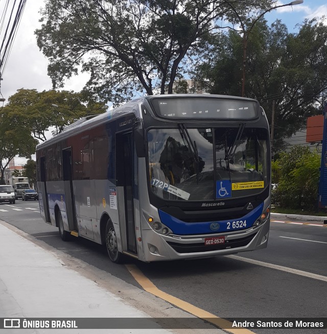 Transcooper > Norte Buss 2 6524 na cidade de São Paulo, São Paulo, Brasil, por Andre Santos de Moraes. Número da foto: #8424347.