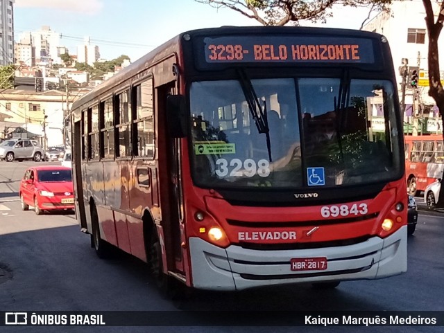 Viação Santa Edwiges 69843 na cidade de Belo Horizonte, Minas Gerais, Brasil, por Kaique Marquês Medeiros . Número da foto: #8425554.