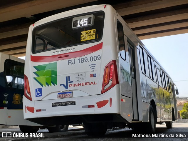 Viação Pinheiral RJ 189.009 na cidade de Volta Redonda, Rio de Janeiro, Brasil, por Matheus Martins da Silva. Número da foto: #8423471.