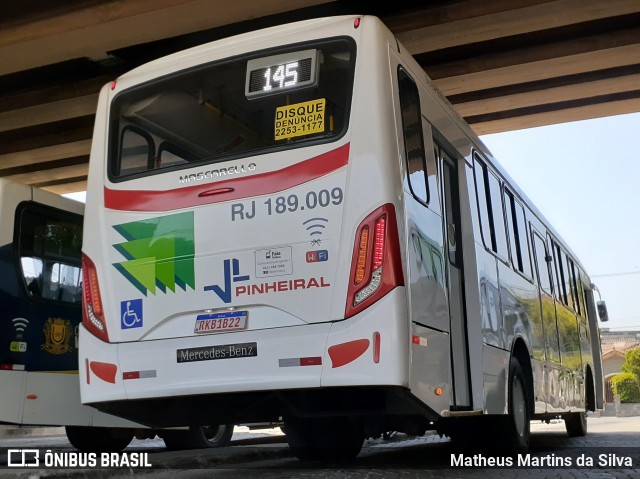 Viação Pinheiral RJ 189.009 na cidade de Volta Redonda, Rio de Janeiro, Brasil, por Matheus Martins da Silva. ID da foto: 8423471.