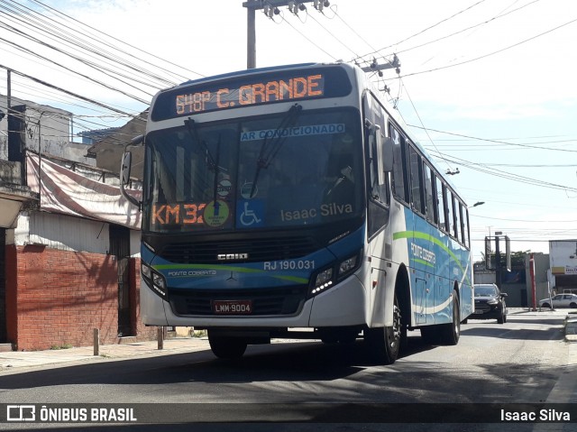 Viação Ponte Coberta RJ 190.031 na cidade de Mesquita, Rio de Janeiro, Brasil, por Isaac Silva. ID da foto: 8423607.