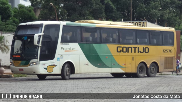 Empresa Gontijo de Transportes 12570 na cidade de Coronel Fabriciano, Minas Gerais, Brasil, por Jonatas Costa da Mata. ID da foto: 8424225.