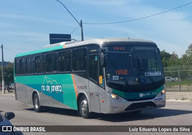 Expresso Rio de Janeiro RJ 142.075 na cidade de Niterói, Rio de Janeiro, Brasil, por Luiz Eduardo Lopes da Silva. ID da foto: 8424671.