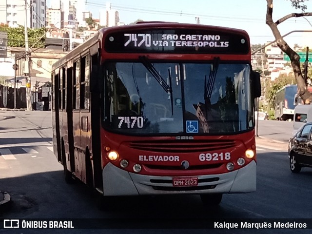 Viação Santa Edwiges 69218 na cidade de Belo Horizonte, Minas Gerais, Brasil, por Kaique Marquês Medeiros . ID da foto: 8425560.