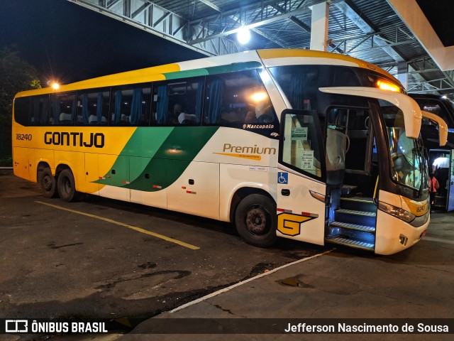 Empresa Gontijo de Transportes 18240 na cidade de São José do Rio Preto, São Paulo, Brasil, por Jefferson Nascimento de Sousa. ID da foto: 8423268.