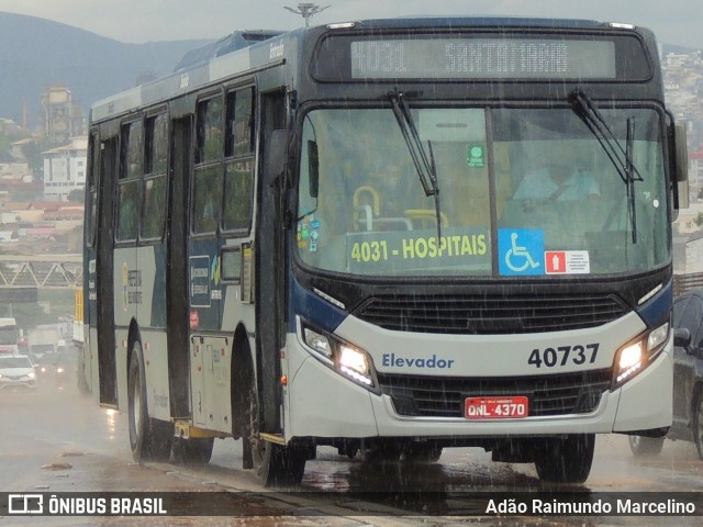 Salvadora Transportes > Transluciana 40737 na cidade de Belo Horizonte, Minas Gerais, Brasil, por Adão Raimundo Marcelino. ID da foto: 8425797.