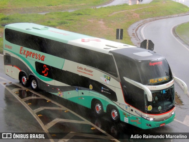 Expressa Turismo 55400 na cidade de Belo Horizonte, Minas Gerais, Brasil, por Adão Raimundo Marcelino. ID da foto: 8425712.