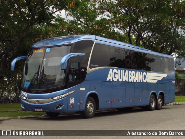 Viação Águia Branca 27710 na cidade de Vitória, Espírito Santo, Brasil, por Alessandro de Bem Barros. ID da foto: 8428312.