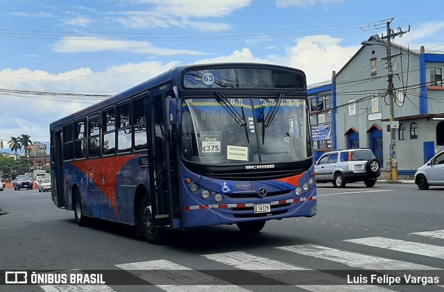 Autotransportes San Antonio 4A-72 na cidade de Desamparados, Desamparados, San José, Costa Rica, por Luis Felipe Vargas. ID da foto: 8426014.