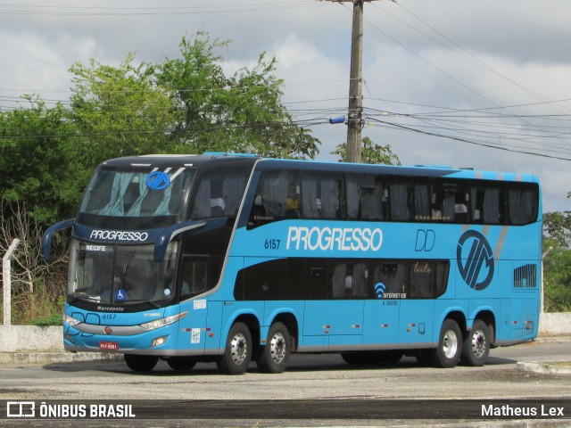 Auto Viação Progresso 6157 na cidade de Aracaju, Sergipe, Brasil, por Matheus Lex. Número da foto: #8428722.