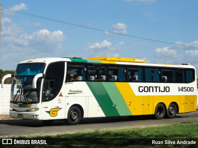 Empresa Gontijo de Transportes 14500 na cidade de Teresina, Piauí, Brasil, por Ruan Silva Andrade. Número da foto: #8427582.