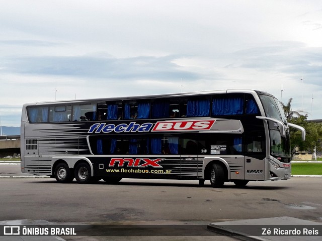 Flecha Bus 58568 na cidade de Florianópolis, Santa Catarina, Brasil, por Zé Ricardo Reis. Número da foto: #8426848.