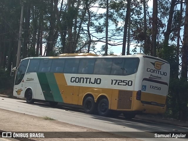 Empresa Gontijo de Transportes 17250 na cidade de Contagem, Minas Gerais, Brasil, por Samuel Aguiar. ID da foto: 8426320.