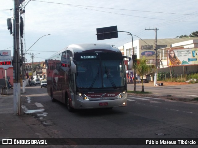 Expresso Gardenia 4110 na cidade de Três Corações, Minas Gerais, Brasil, por Fábio Mateus Tibúrcio. Número da foto: #8427657.