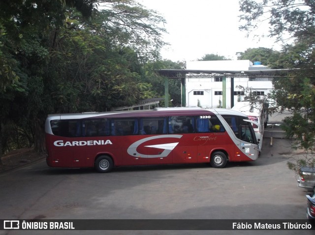 Expresso Gardenia 3230 na cidade de Três Corações, Minas Gerais, Brasil, por Fábio Mateus Tibúrcio. ID da foto: 8427557.