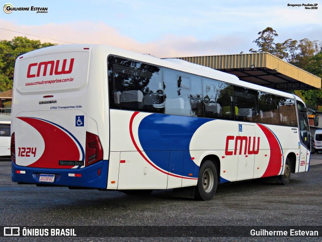 CMW Transportes 1224 na cidade de Bragança Paulista, São Paulo, Brasil, por Guilherme Estevan. ID da foto: 8426191.