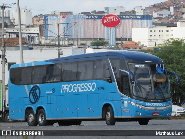 Auto Viação Progresso 6098 na cidade de Caruaru, Pernambuco, Brasil, por Matheus Lex. Número da foto: #8428715.