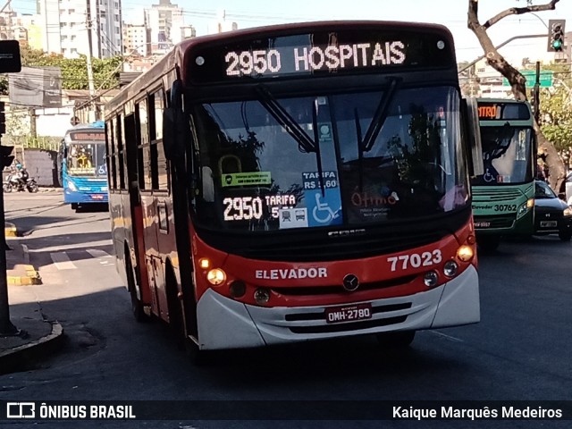 Eldorado Transportes 77023 na cidade de Belo Horizonte, Minas Gerais, Brasil, por Kaique Marquês Medeiros . Número da foto: #8426724.