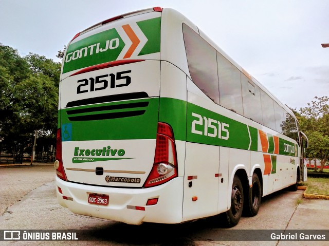 Empresa Gontijo de Transportes 21515 na cidade de São Paulo, São Paulo, Brasil, por Gabriel Garves. ID da foto: 8430140.