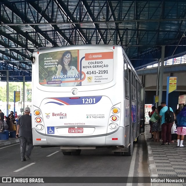 BBTT - Benfica Barueri Transporte e Turismo 1201 na cidade de Itapevi, São Paulo, Brasil, por Michel Nowacki. Número da foto: #8431653.