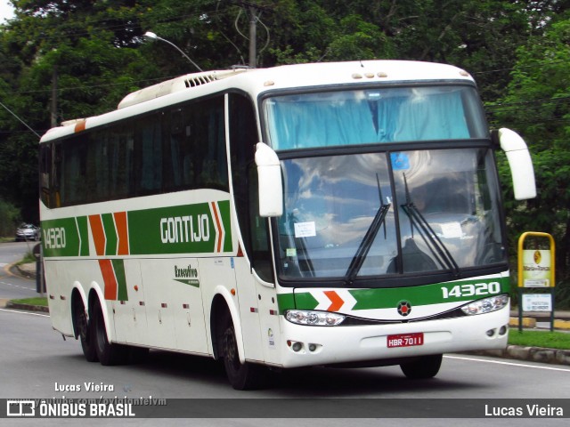 Empresa Gontijo de Transportes 14320 na cidade de Belo Horizonte, Minas Gerais, Brasil, por Lucas Vieira. ID da foto: 8429442.