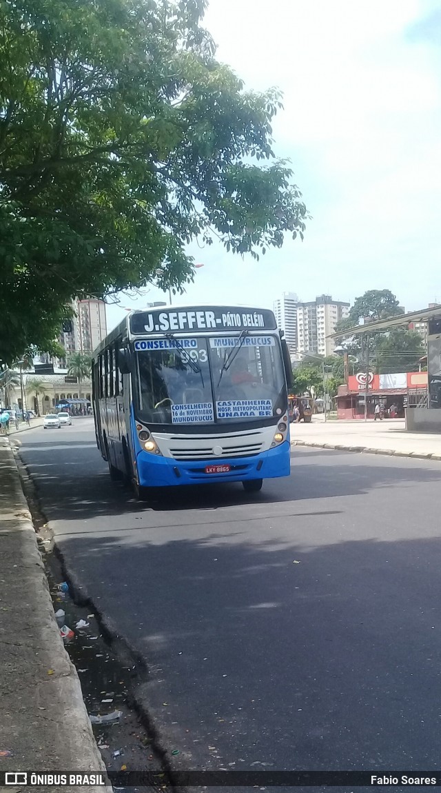 Transportes Barata BN-99303 na cidade de Belém, Pará, Brasil, por Fabio Soares. Número da foto: #8428849.