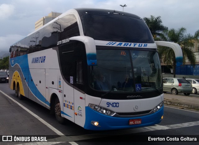 Aritur Transporte e Turismo 9400 na cidade de Cariacica, Espírito Santo, Brasil, por Everton Costa Goltara. Número da foto: #8428983.